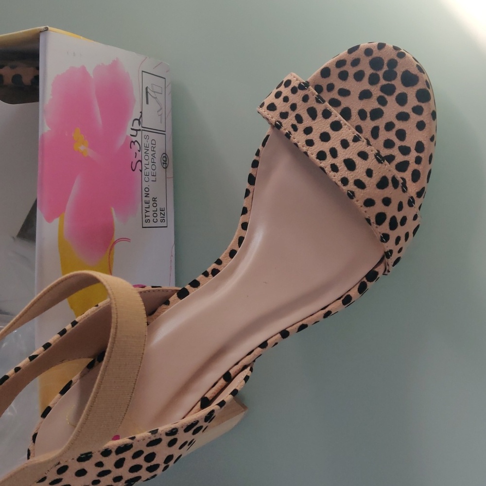 Leopard heels